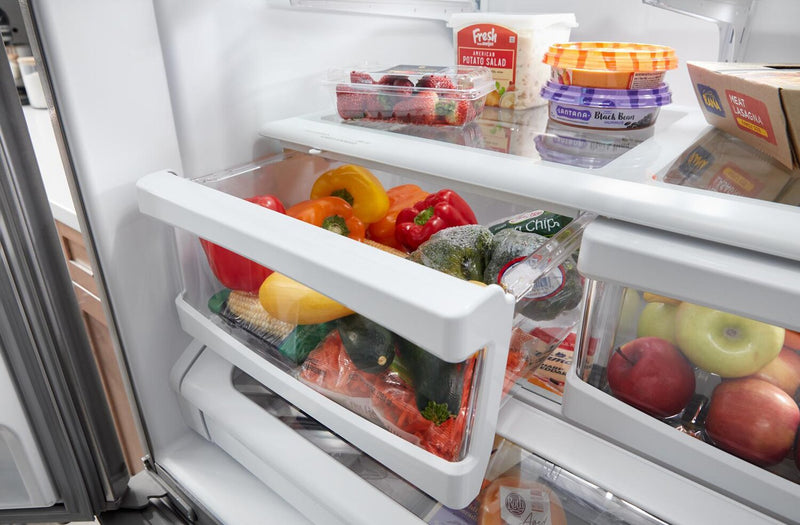 Réfrigérateur Maytag de 25 pi³ et de 36 po à portes françaises avec refroidissement maximal - MRFF4136RZ