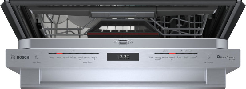 Lave-vaisselle Bosch de série 800 de 24 po et de 42 dBA - acier inoxydable résistant aux traces de doigts - SHX78CC5UC