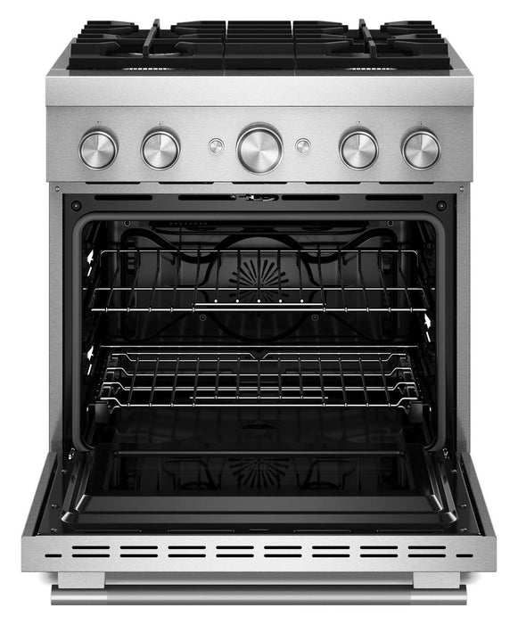 Cuisinière hybride KitchenAid de 4,1 pi3 avec mode de friture à air sans préchauffage - acier inoxydable - KFDS930SSS