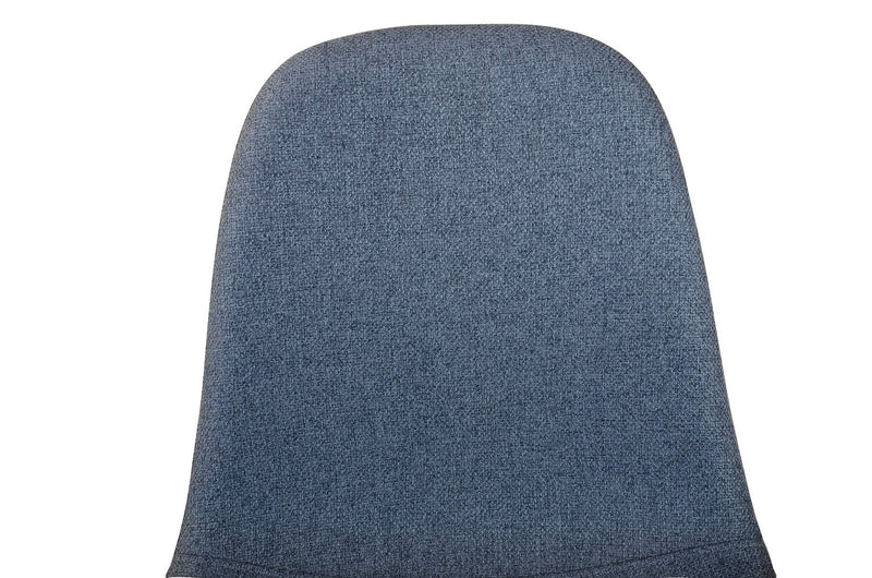 Tabouret Jax de hauteur comptoir de 26 po (H) en tissu de polyester et en métal - anthracite