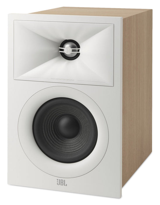 Paire de haut-parleurs d’étagère JBL Stage 240B de 4,5 po avec conception à 2 voies (JBL240BWHT)