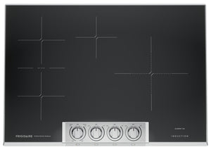 Surface de cuisson à induction Frigidaire Professional de 30 po à 4 brûleurs - acier inoxydable - PCCI3080AF