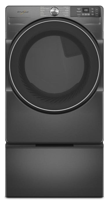 Sécheuse électrique intelligente Whirlpool de 7,4 pi³ avec Wrinkle ShieldMC - noir volcan - YWED5720RU