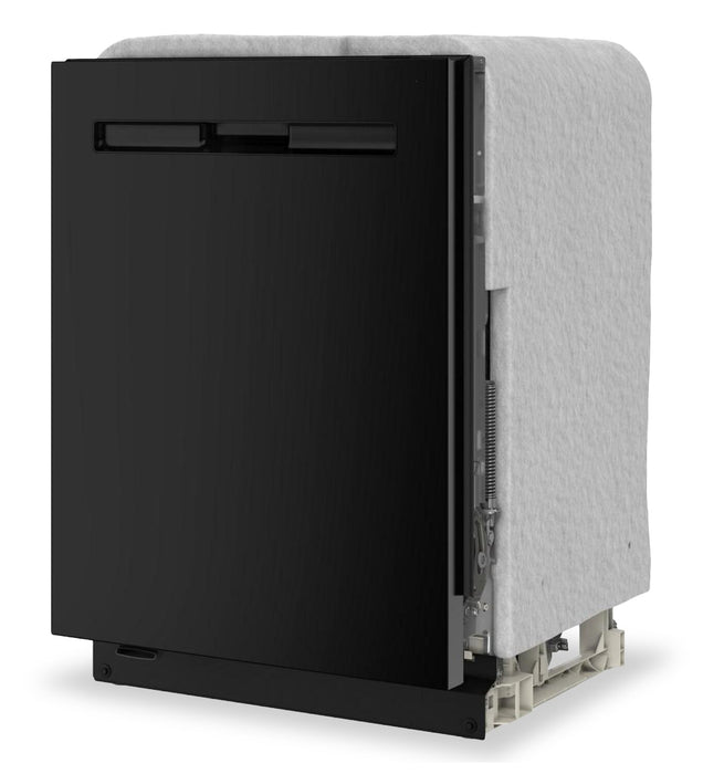 Lave-vaisselle encastré Maytag de 24 po et de 47 dBA avec commandes sur le dessus - noir - MDPS7024SB
