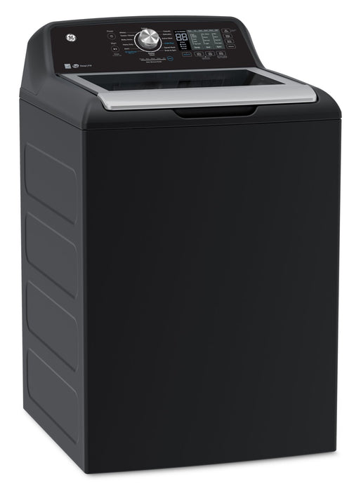 Laveuse à chargement par le haut de 5,3 pi3 et sécheuse électrique de 7,4 pi3 de GE - Gris diamant