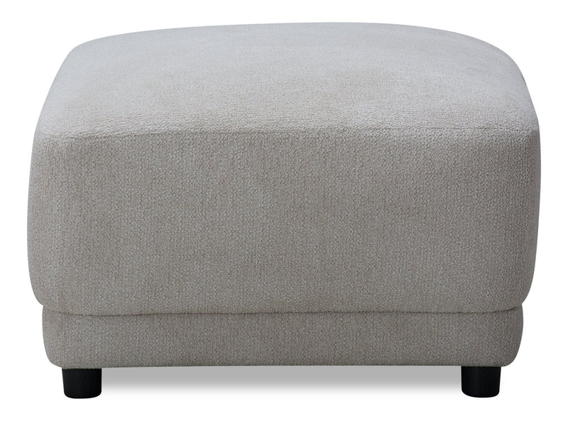 Pouf Voyage en tissu - beige
