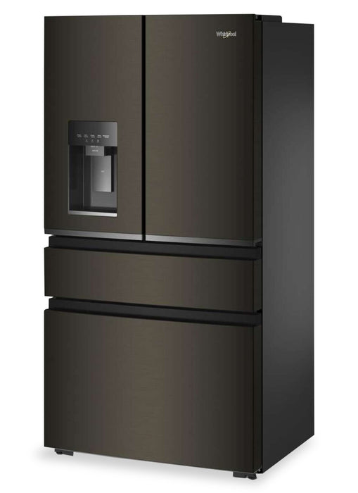 Réfrigérateur Whirlpool de 22 pi3 et de 36 po de profondeur comptoir véritable à portes françaises - acier inoxydable noir - WRMC5036RV