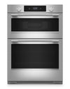 Four mural combiné intelligent électrique KitchenAid de 30 po - acier inoxydable PrintShield<sup>MC</sup> - KOEC730SPS