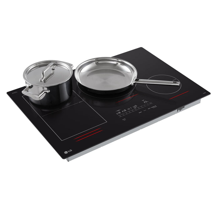 Surface de cuisson intelligente à induction LG de 30 po avec élément UltraHeatMC - noire - CBIH3017BE