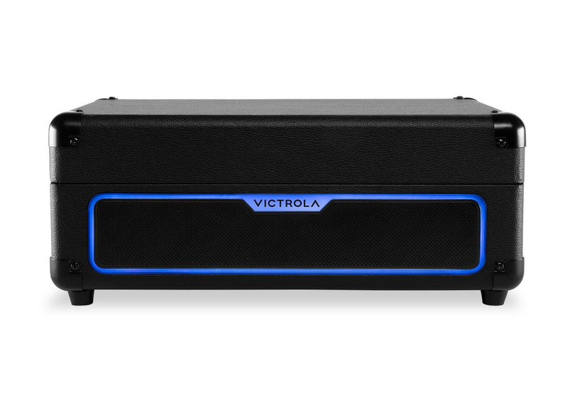 Tourne-disque illuminé en forme de valise Journey Glow de Victrola - noir (VSC-700SB-BLK)