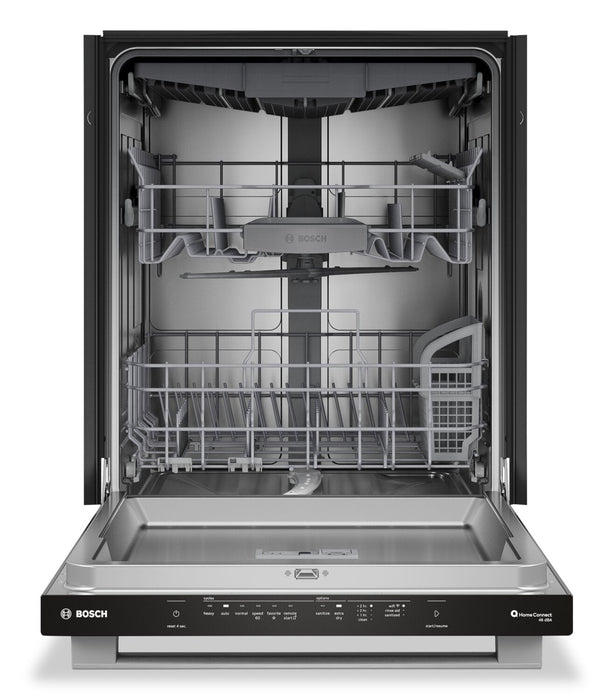 Lave-vaisselle Bosch de série 300 de 24 po et de 46 dBA avec commandes sur le dessus - acier inoxydable - SHX53DM5N