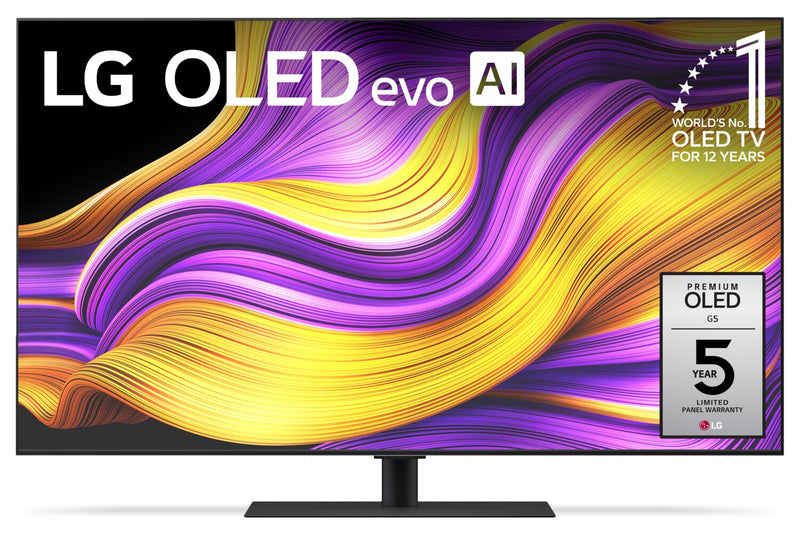 Téléviseur intelligent DELO LG G5 UHD 4K de 55 po avec webOS (OLED55G5SUB.ACC) - modèle 2025