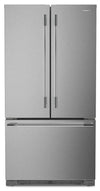 Réfrigérateur KitchenAid de 22 pi³ à portes françaises - acier inoxydable PrintShieldMC - KRFC136TPS