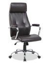 Chaise de bureau Steadman de 24.4 po - brun foncé