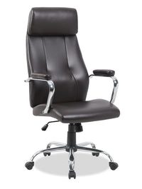 Chaise de bureau Steadman de 24.4 po - brun foncé