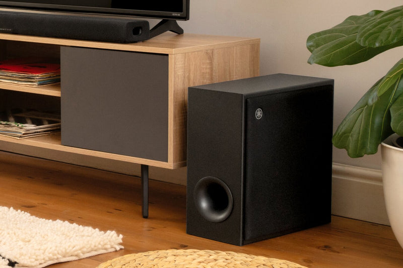 Barre de son à 2.0 canaux YAMAHA avec Dolby AtmosMD, True X Surround et caisson d’extrêmes graves sans fil (SR-X50A)