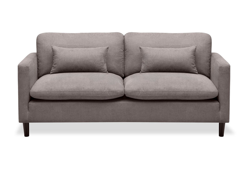 Sofa Kortlyn de 78 po en tissu d’apparence lin - gris