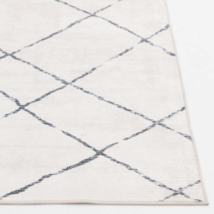 Carpette Selin ivoire lavable - 5 pi x 7 pi