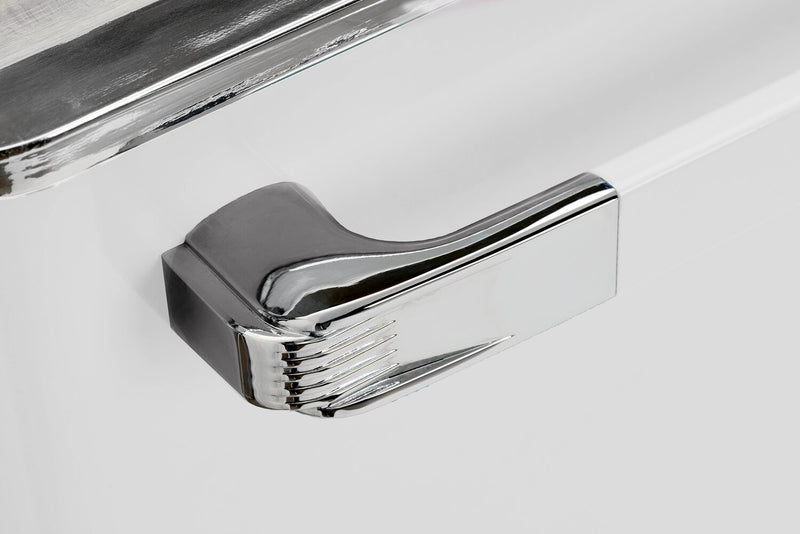 Lave-vaisselle Classic Rétro par Unique de 24 po et de 45 dBA avec commandes sur le dessus - blanc guimauve - UGP-24CR DW W