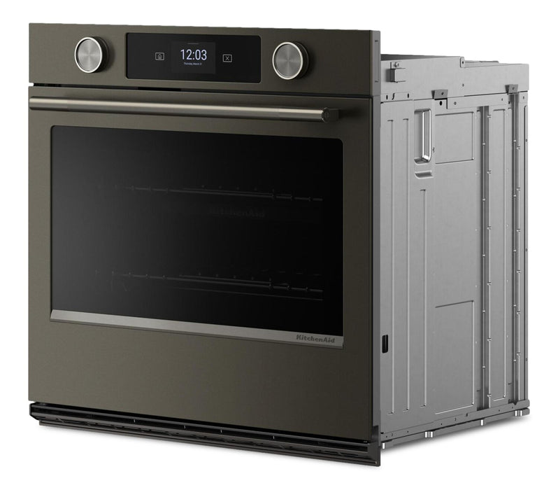 Four mural simple électrique intelligent KitchenAid de 30 po - minerai noir - KOES730SBE