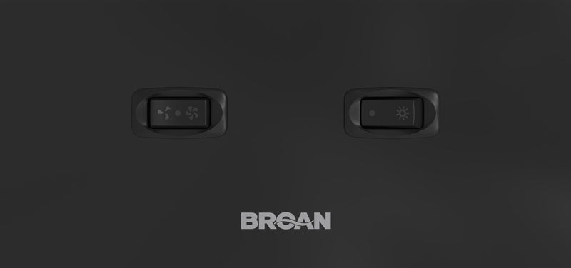 Hotte de cuisinière sous l’armoire Broan de série GLA1 de 36 po - noir  - GLA1363BL