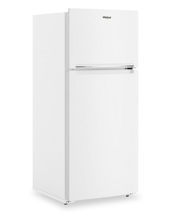 Réfrigérateur Whirlpool de 16,3 pi³ et de 28 po à congélateur supérieur - blanc - WRTX5328PW
