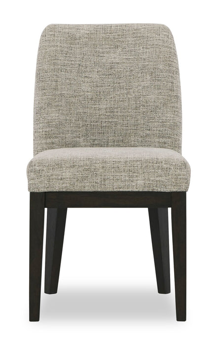 Ensemble de salle à manger Marc 5 pièces avec table, rallonge de 72 po à 90 po (L), base à tréteaux et 4 chaises - brun