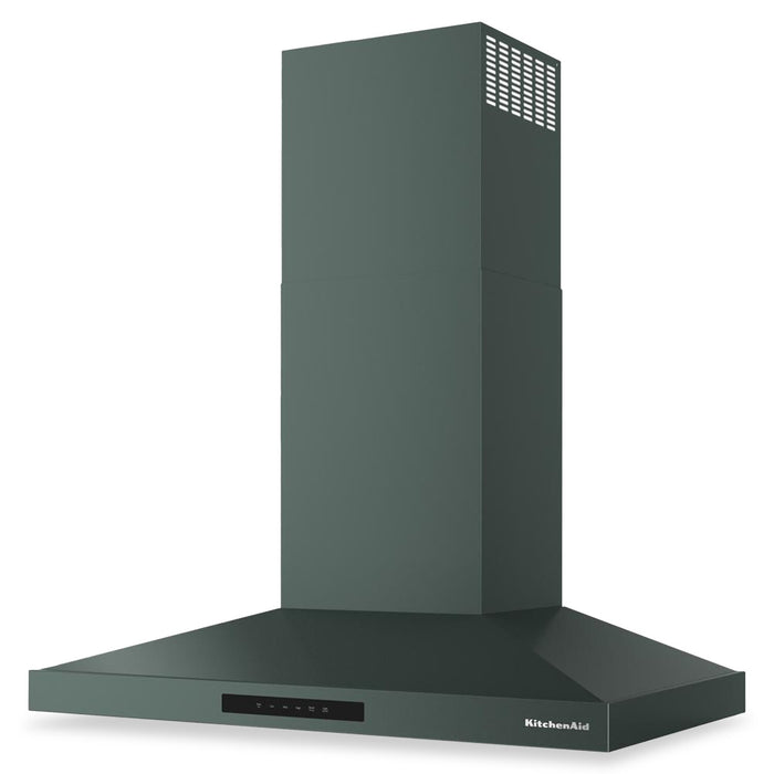 Hotte de cuisinière murale KitchenAid de 36 po de style auvent à 4 vitesses - genévrier - KVWC736SJP