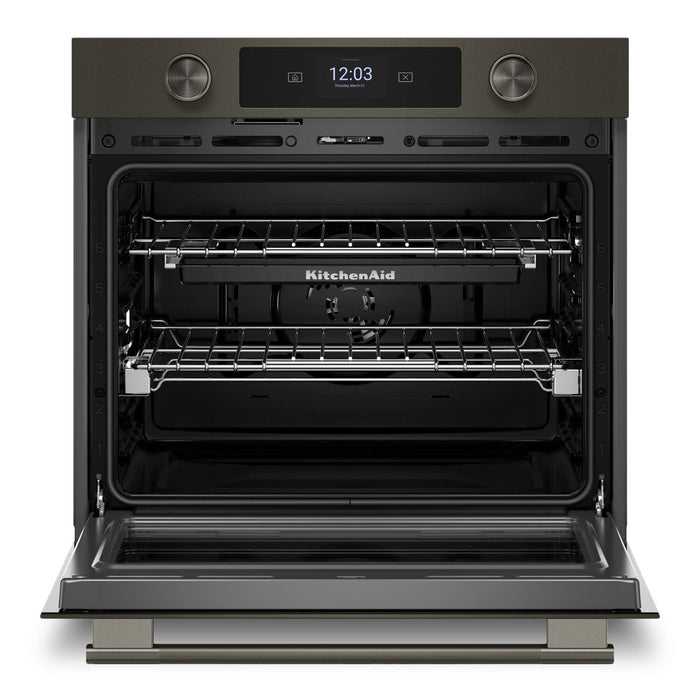 Four mural simple électrique intelligent KitchenAid de 30 po - minerai noir - KOES730SBE