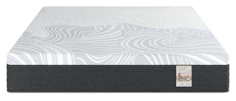 Matelas ferme à plateau-coussin dans une boîte Spa 10 de Springwall pour grand lit de véhicule récréatif