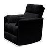 Fauteuil pivotant, coulissant et inclinable Remi de 38 po en tissu - anthracite 