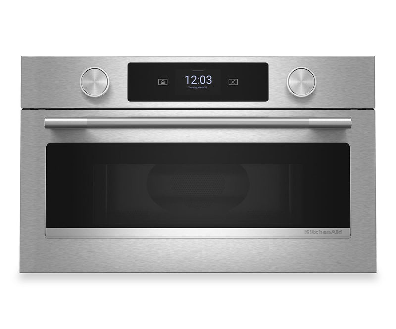 Four à micro-ondes encastré KitchenAid de 30 po avec friture à air - PrintShieldMC - KMBS730SPS