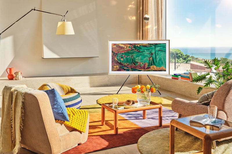 Téléviseur intelligent QLED The Frame SAMSUNG LS03F UHD 4K de 65 po avec Vision AI (QN65LS03FAFXZC) - modèle 2025