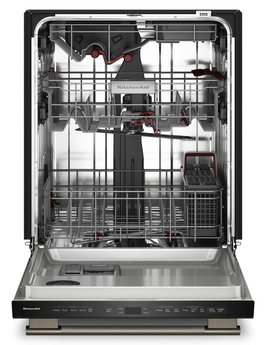Lave-vaisselle KitchenAid de 24 po et de 44 dBA avec troisième panier 360° Max JetsMC - minerai noir - KDTS624SBE