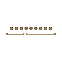  Ensemble de poignées et de boutons Thor Kitchen bronze brossé pour cuisinière de 48 po - CKA-RG48-BRZ 