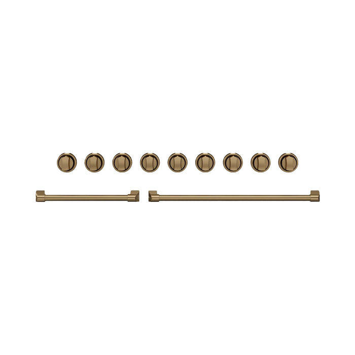 Ensemble de poignées et de boutons Thor Kitchen bronze brossé pour cuisinière de 48 po - CKA-RG48-BRZ