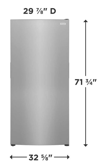Réfrigérateur Frigidaire de 20 pi3 et de 32,6 po à 1 porte qui convient à une installation dans un garage - FRAE2022AF
