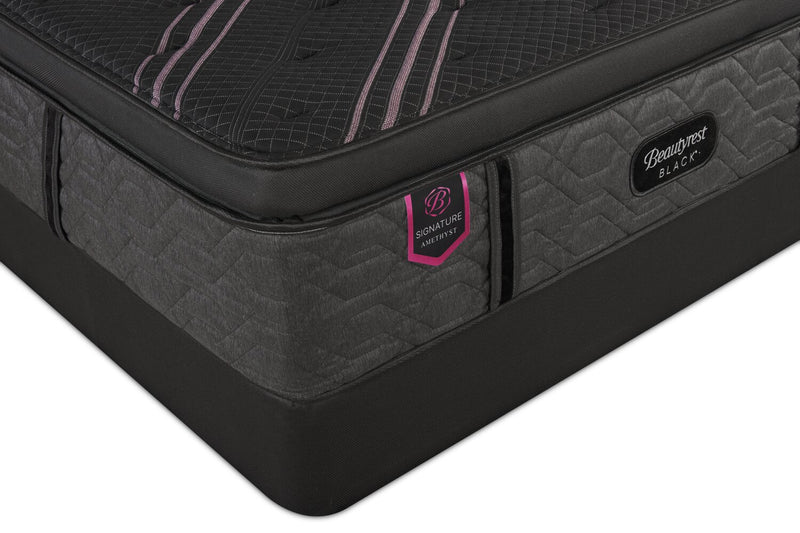 Ensemble Matelas à Euro-plateau Amethyst Signature de Beautyrest BlackMD pour très grand lit