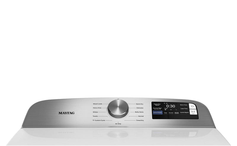 Sécheuse à gaz Maytag de 7,4 pi3 avec détection d’humidité avancée - blanche - MGD6205RW