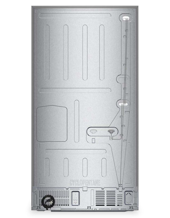 Réfrigérateur Whirlpool de 30 pi3 et de 36 po à portes françaises - acier inoxydable résistant aux traces de doigts - WRMF3336SZ