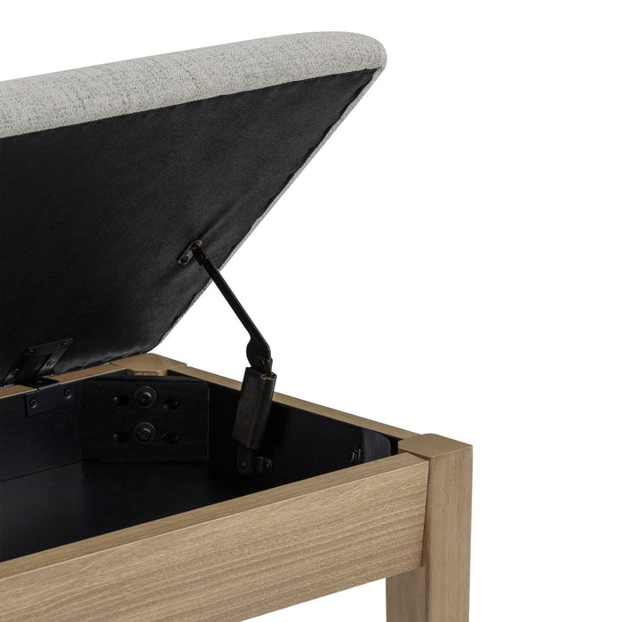 Banc de salle à manger Cove avec rangement - naturel