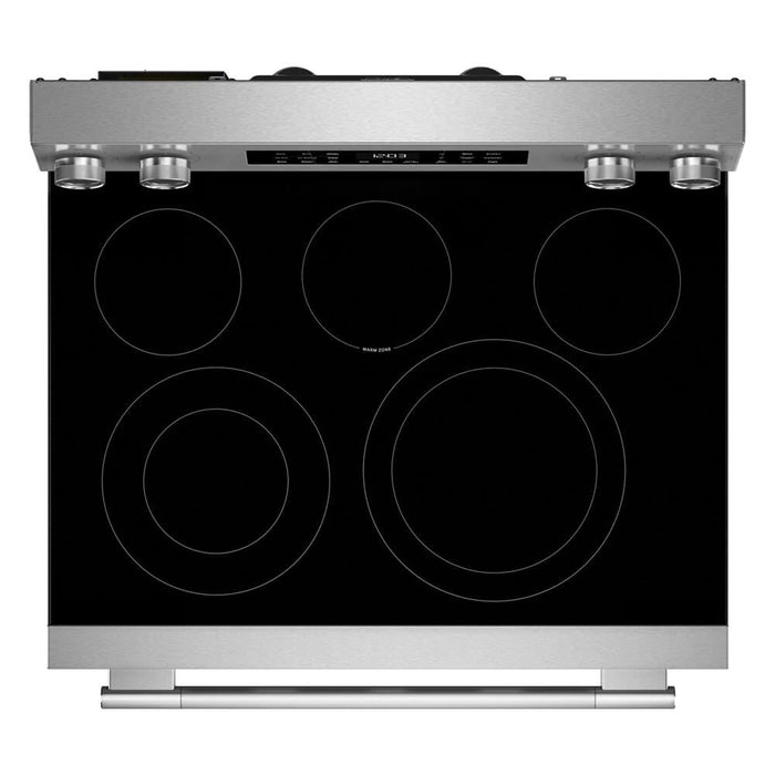 Cuisinière électrique KitchenAid de 5,3 pi3 et de 30 po avec modes de cuisson par convection - YKFES330TPS