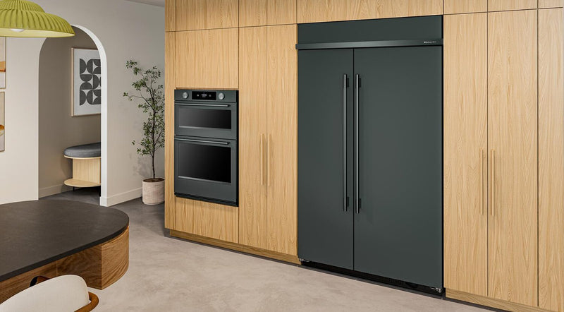 Réfrigérateur encastré KitchenAid de 29,4 pi3 et de 48 po à compartiments juxtaposés - genièvre - KBSN748SJP