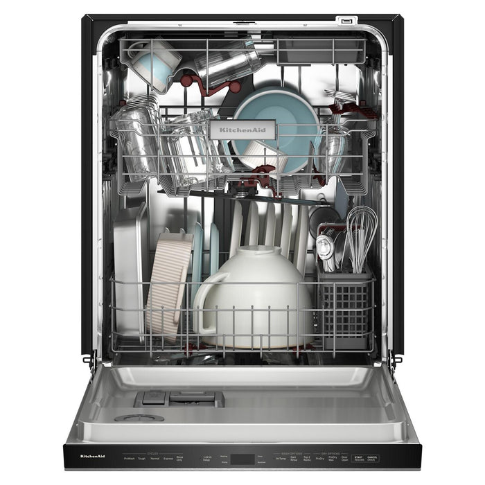 Lave-vaisselle KitchenAid de 24 po et de 44 dBA avec troisième panier 360° Max JetsMC - minerai noir - KDPS724SBE