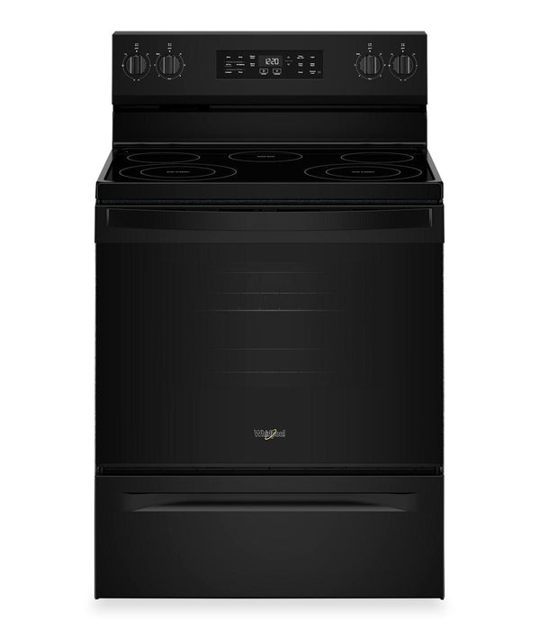 Cuisinière électrique Whirlpool de 5,3 pi3 avec cuisson à air - noire - YWFES4530SB