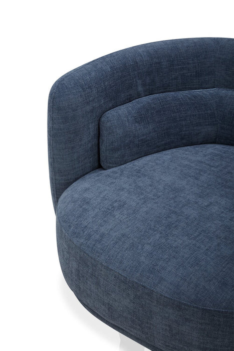Fauteuil Davvero - bleu marine 