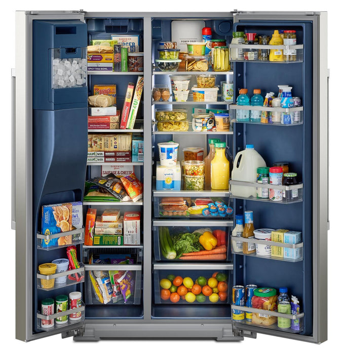 Réfrigérateur Maytag de 20,8 pi³ et de 36 po à compartiments juxtaposés - acier inoxydable résistant aux traces de doigts - MRSC6636RZ