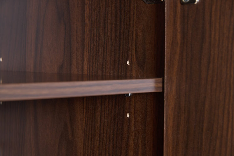 Armoire décorative Carlene de 47 po - noyer foncé 