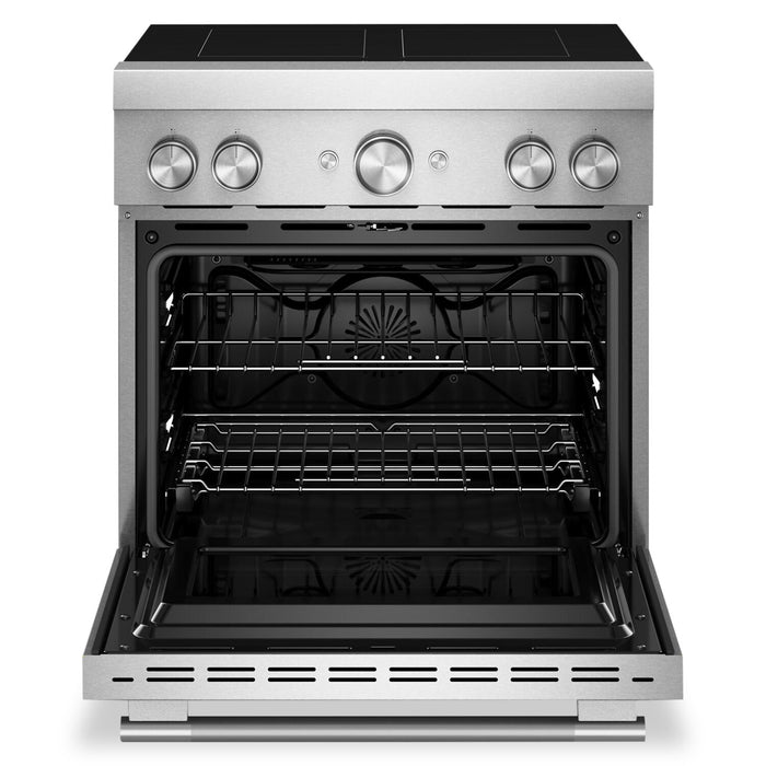 Cuisinière KitchenAid de 4,1 pi3 et de 30 po à convection avec friture à air sans préchauffage - acier inoxydable - KFIS930SSS
