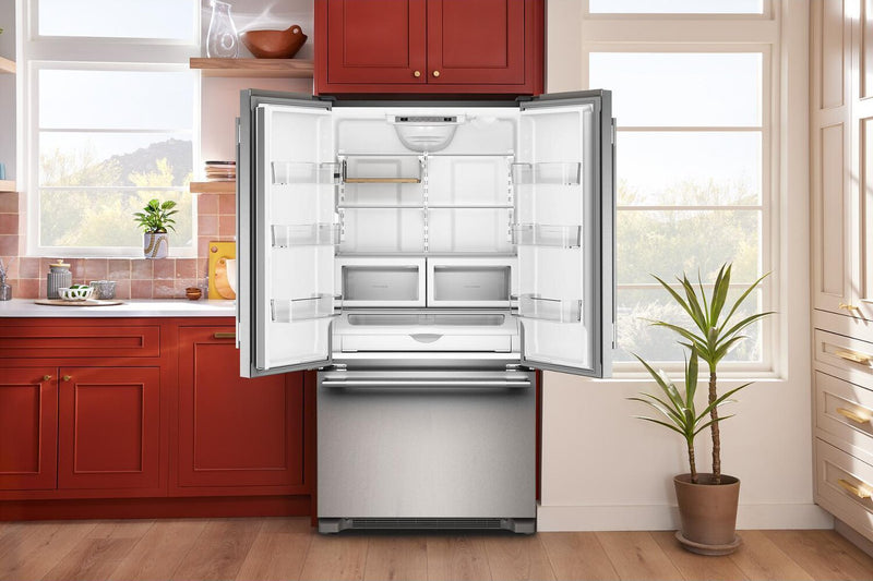 Réfrigérateur KitchenAid de 22 pi³ à portes françaises - acier inoxydable PrintShieldMC - KRFC136TPS